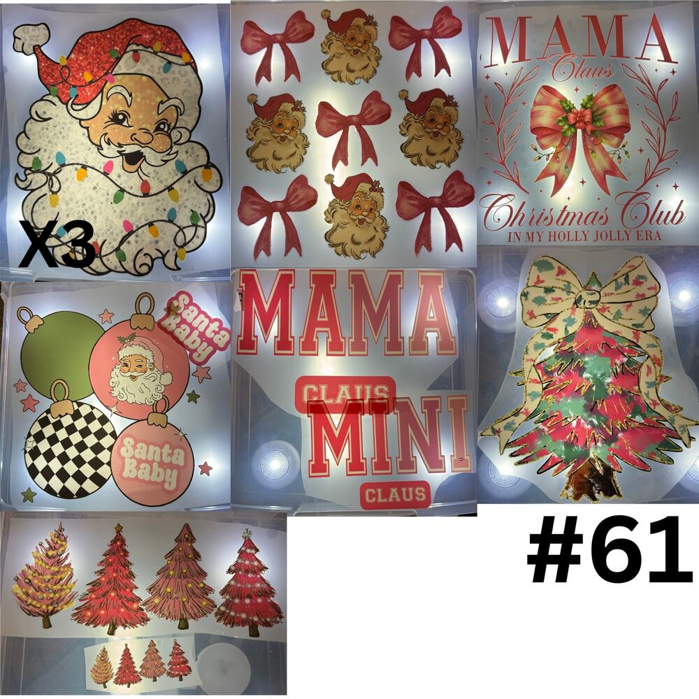 Pink Christmas DTF Bundle